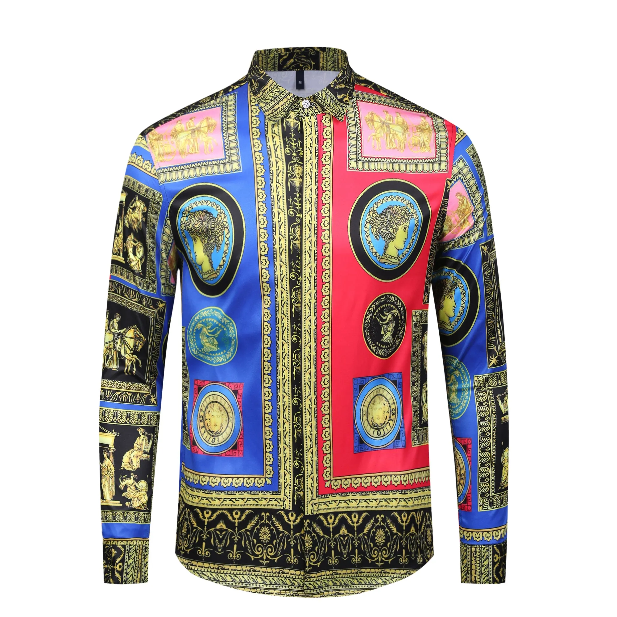 Men's Fashion Elegant Antique Style Shirt
