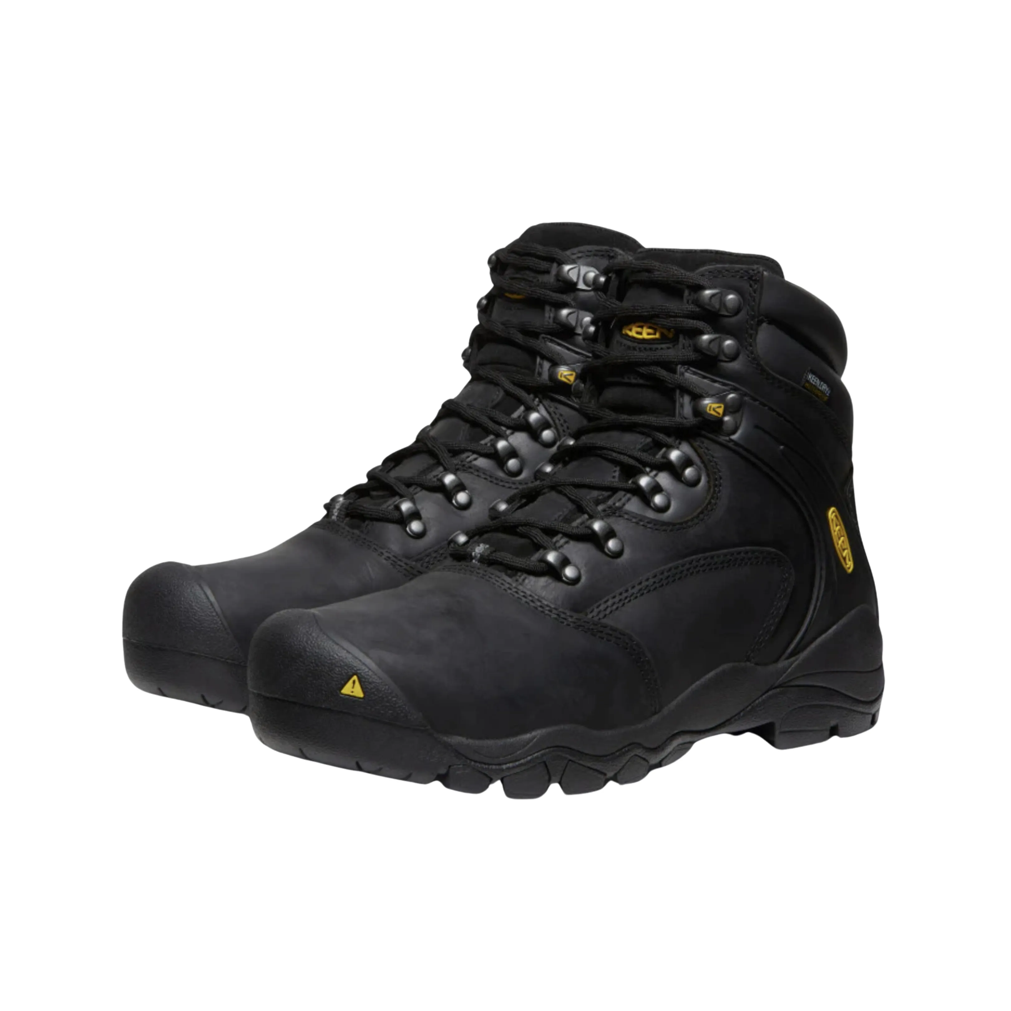 Men's Louisville 6-inch Waterproof (Steel Toe) Boot - Black (D Width)