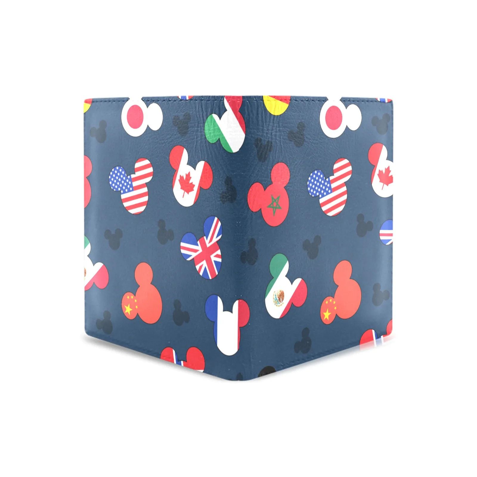 Mickey Flags Men's Leather Wallet