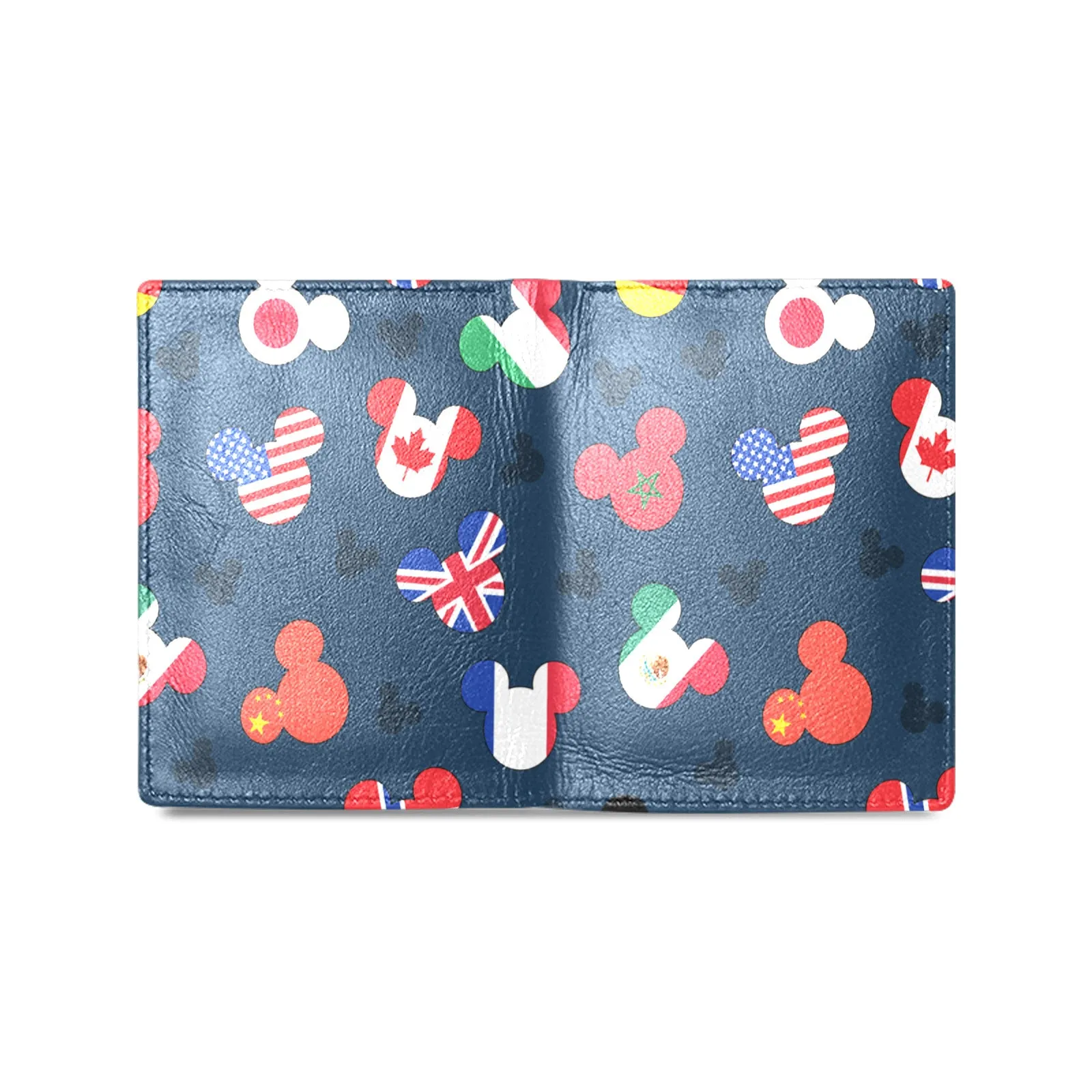 Mickey Flags Men's Leather Wallet