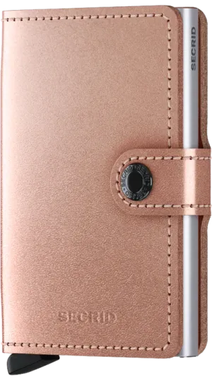 Miniwallet: Metallic Rose