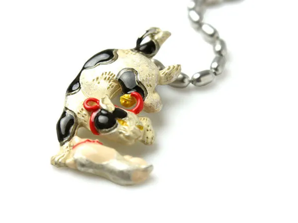 Netsuke, Japanese Kimono Accessary for Obi - Cat & Hannya ,Suu Brand