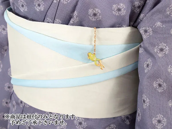Netsuke, Japanese Kimono Accessary for Obi - Frog ,Suu Brand