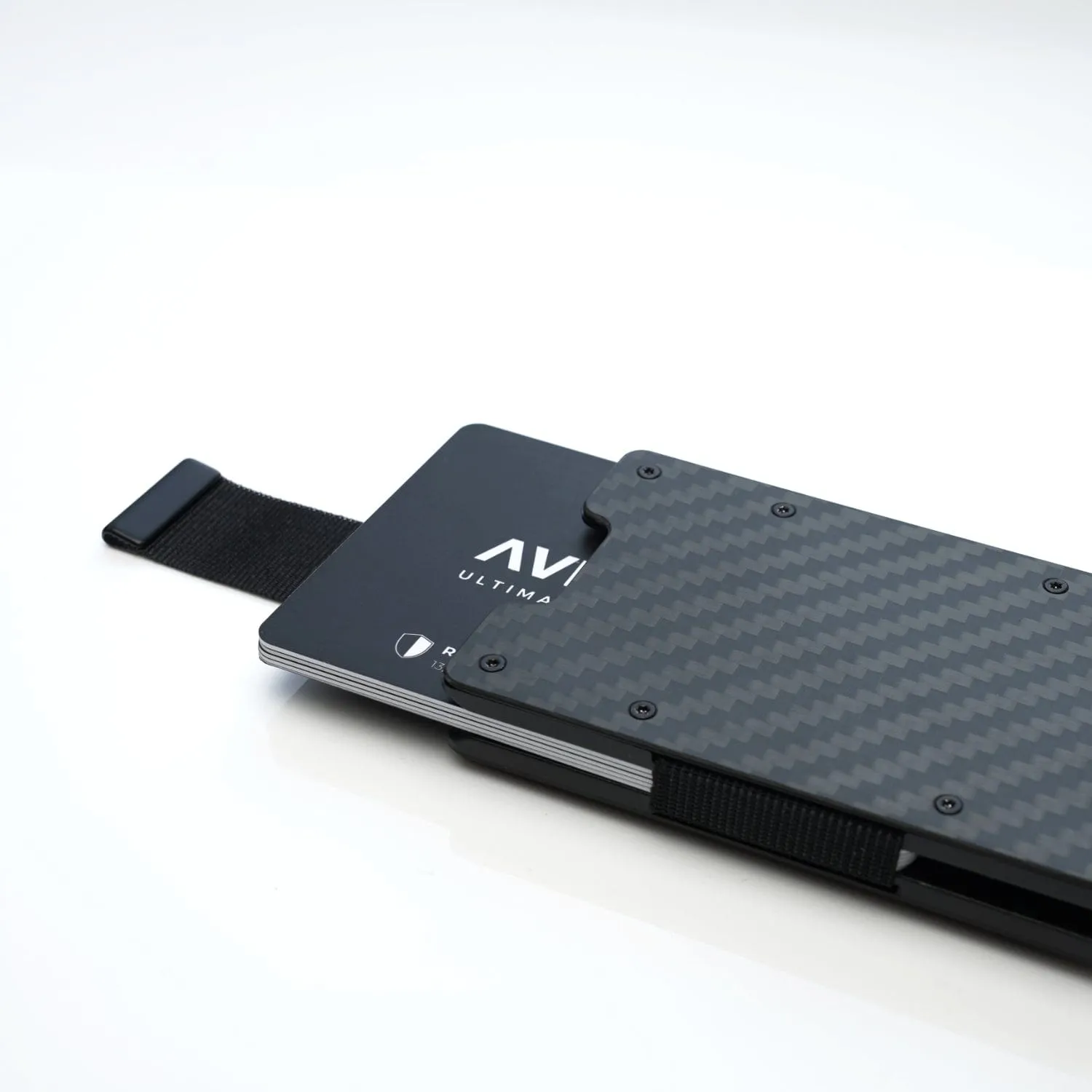 NOT FLAW[LESS] Carbon Fiber Slim Wallet   Cash Clip
