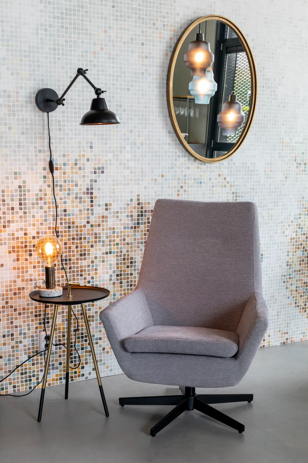 Oval Minimalist Mirror | DF Matz