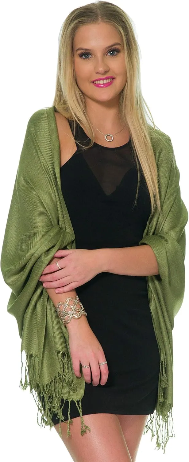 Pashmina Shawls and Wraps for Evening Dresses, Large Soft Pashminas Wedding Shawl