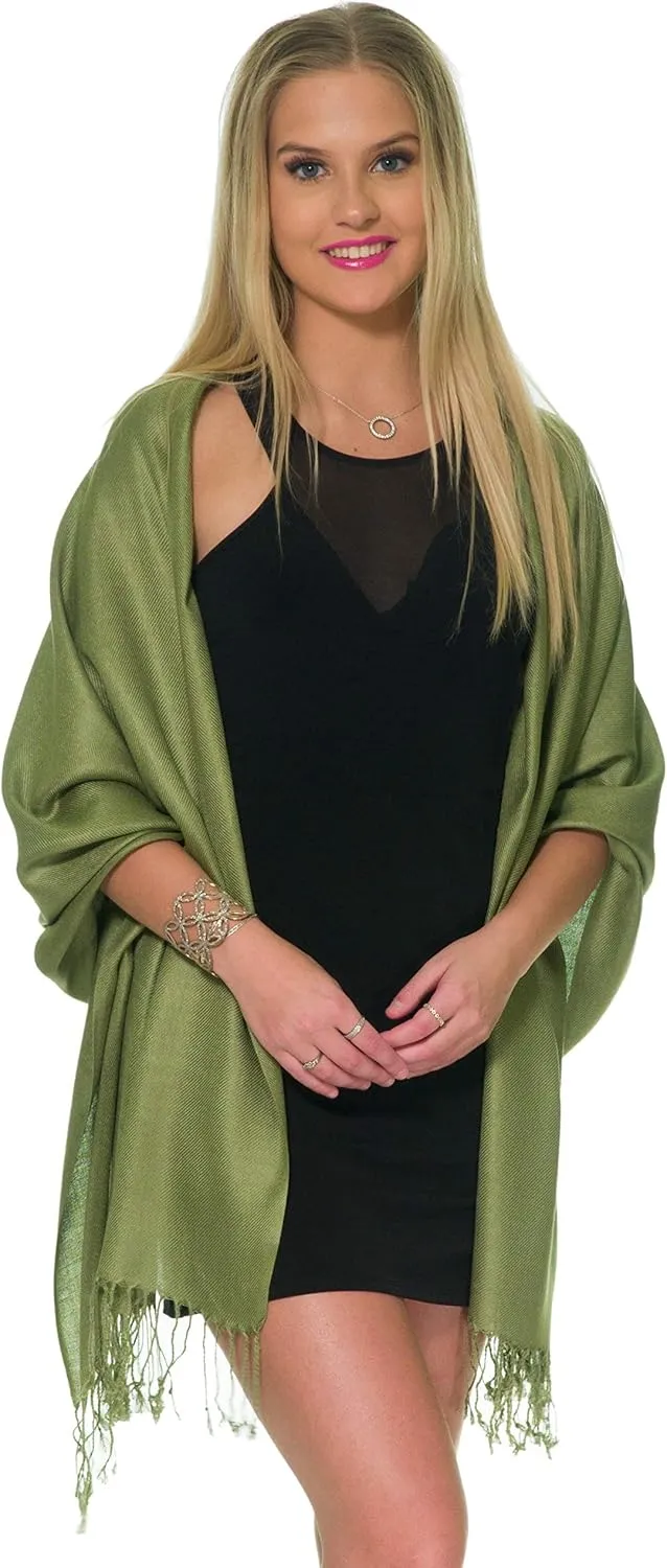 Pashmina Shawls and Wraps for Evening Dresses, Large Soft Pashminas Wedding Shawl