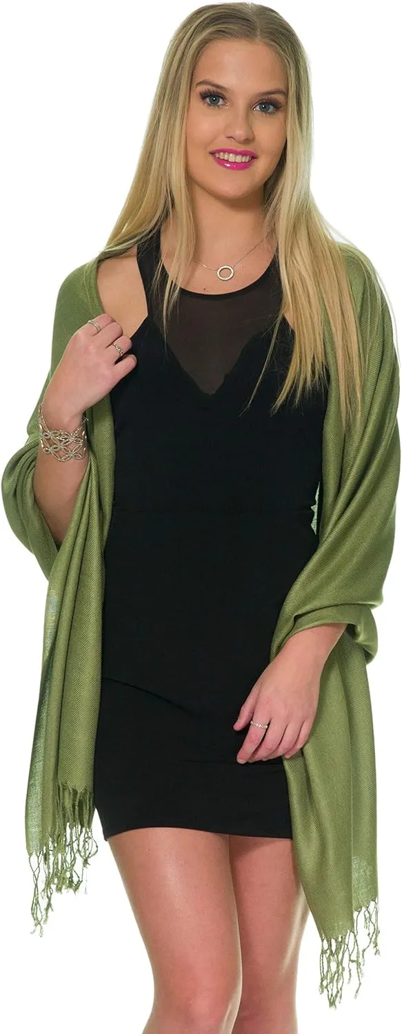 Pashmina Shawls and Wraps for Evening Dresses, Large Soft Pashminas Wedding Shawl