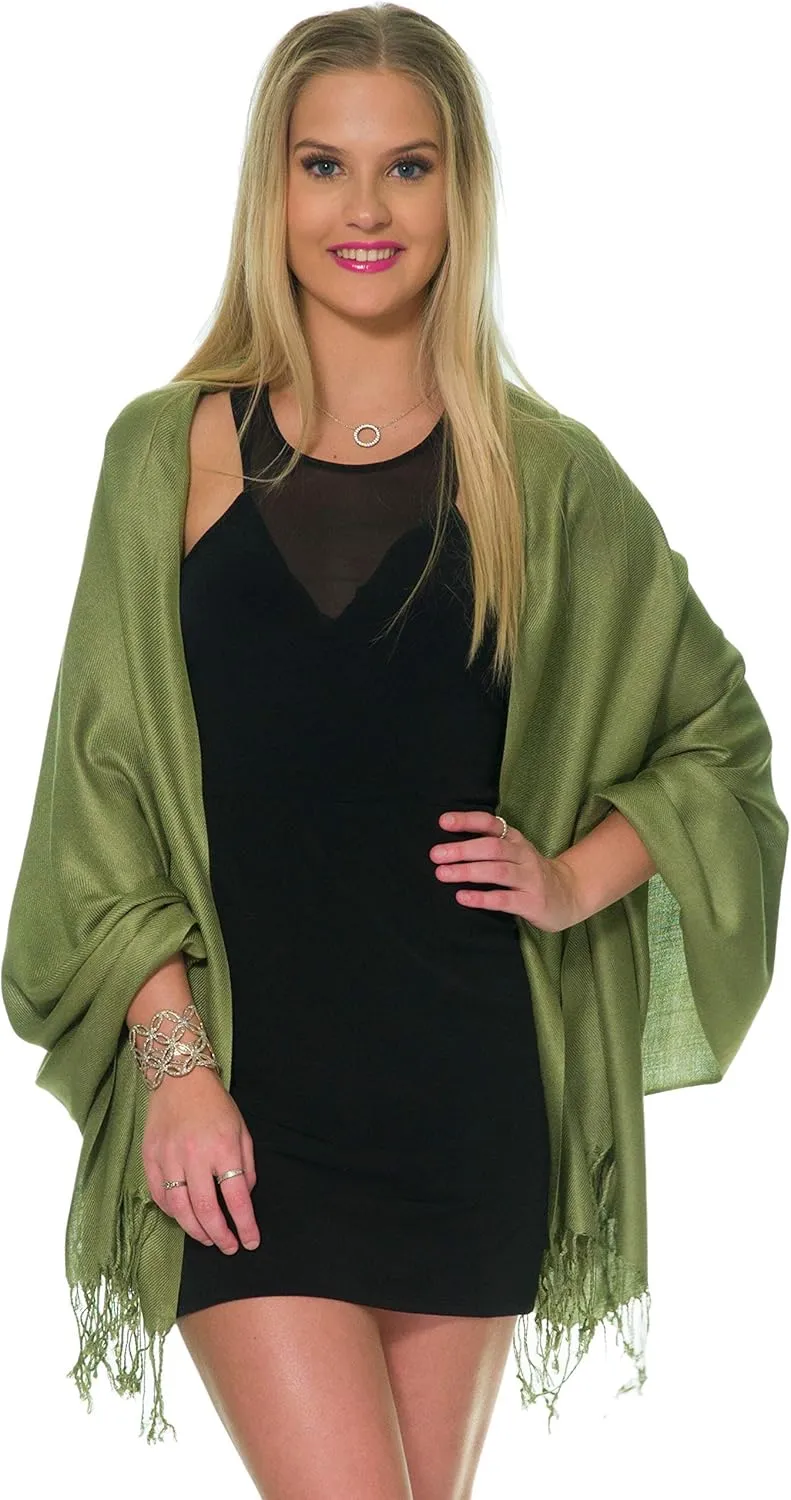 Pashmina Shawls and Wraps for Evening Dresses, Large Soft Pashminas Wedding Shawl