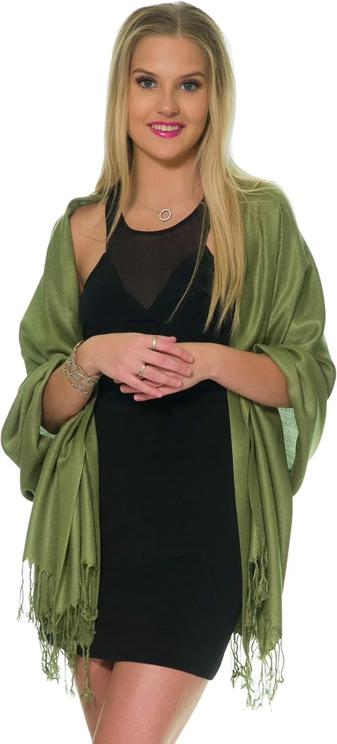 Pashmina Shawls and Wraps for Evening Dresses, Large Soft Pashminas Wedding Shawl