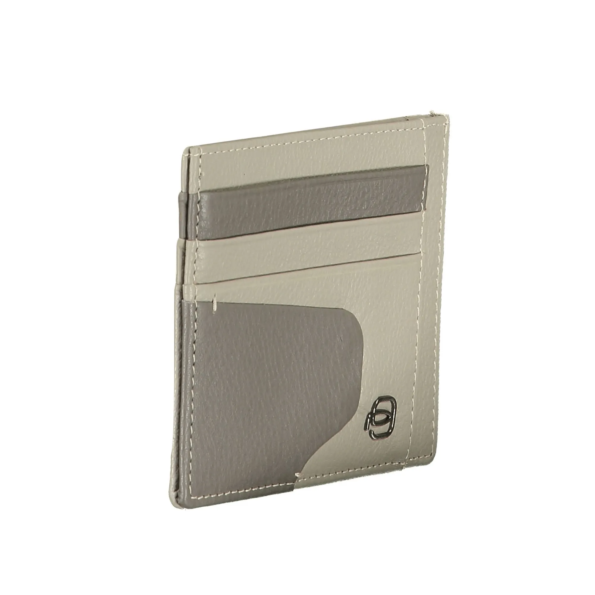 Piquadro Gray Leather Wallet: Sleek Elegance