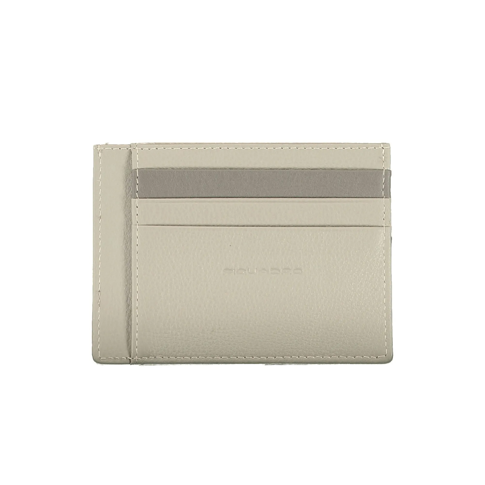 Piquadro Gray Leather Wallet: Sleek Elegance
