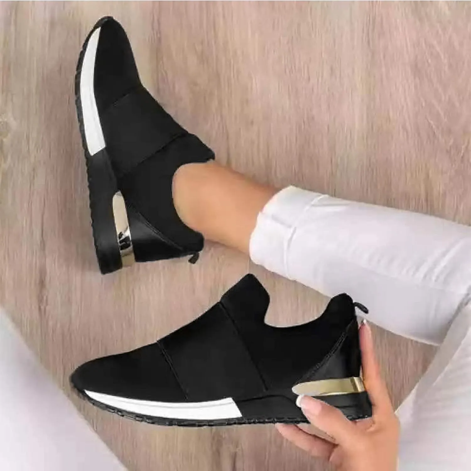Plantar Fasciitis Shoes Women Flats Zapato Tenis Antiderrapante Para Mujer Workout Shoes for Women Gym Black Fashion Platform Sneakers for Women 2023 Women's Size 8 Non Slip Work Shoes