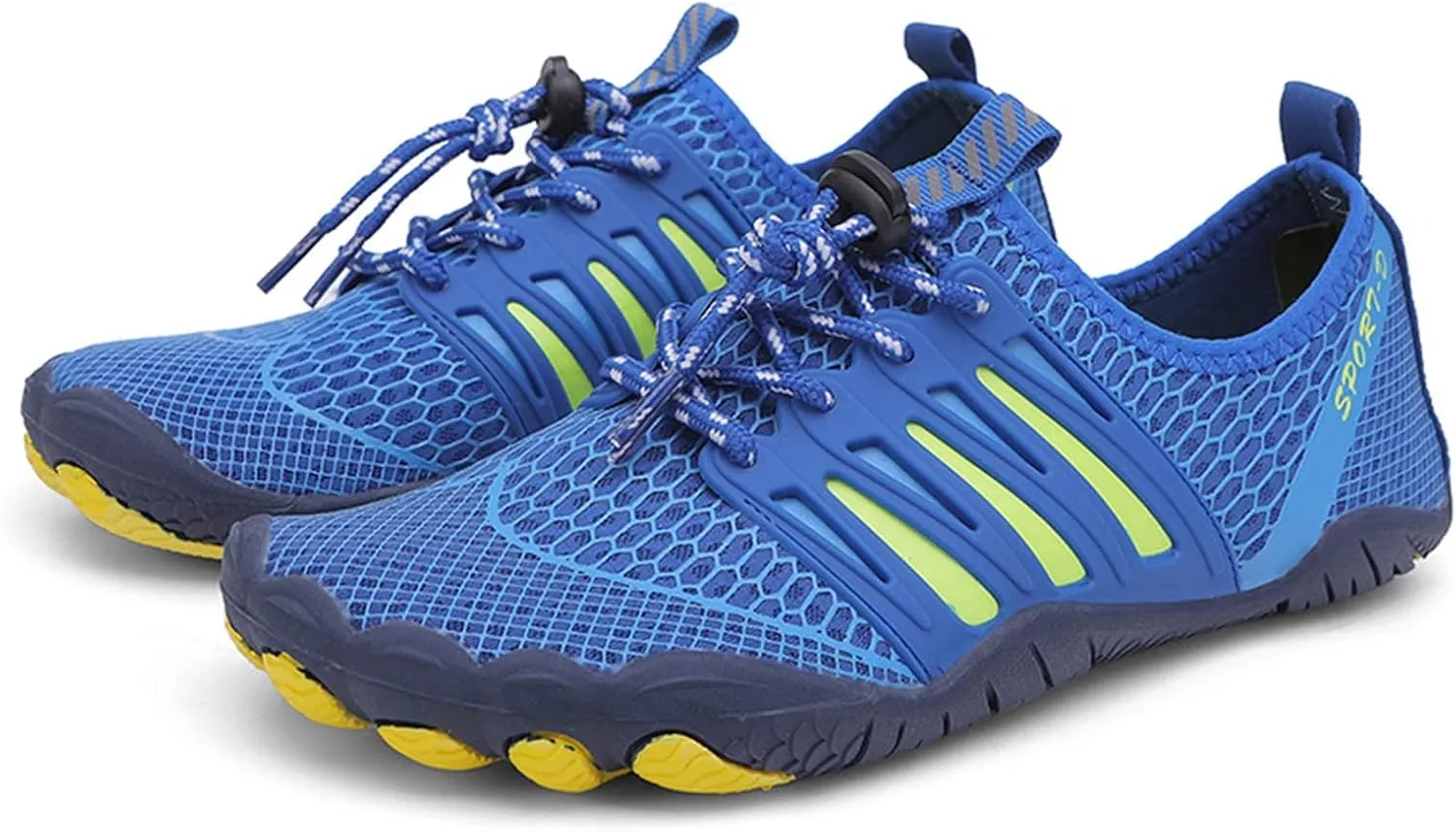 Quick-Dry Water Shoes Men,Outdoor Pool Surf Barefoot Shoes,Lightweight Breathable Aqua Beach Swim Shoes for Women,Unisex Adult,with Draining Hole,for Fitness/Exercise/Yoga