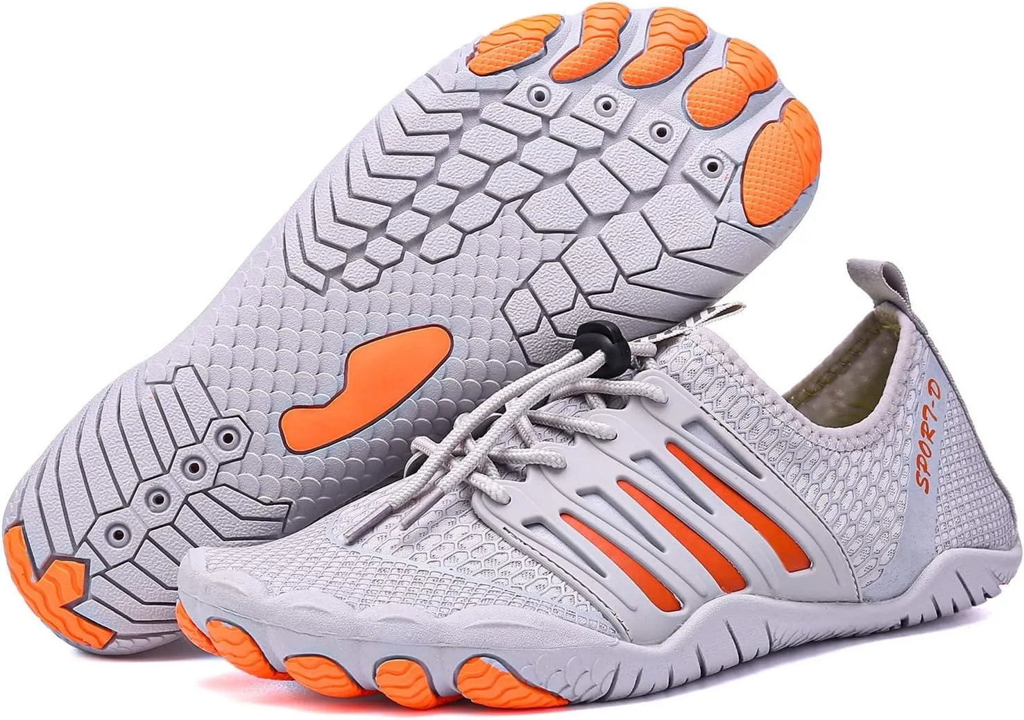 Quick-Dry Water Shoes Men,Outdoor Pool Surf Barefoot Shoes,Lightweight Breathable Aqua Beach Swim Shoes for Women,Unisex Adult,with Draining Hole,for Fitness/Exercise/Yoga