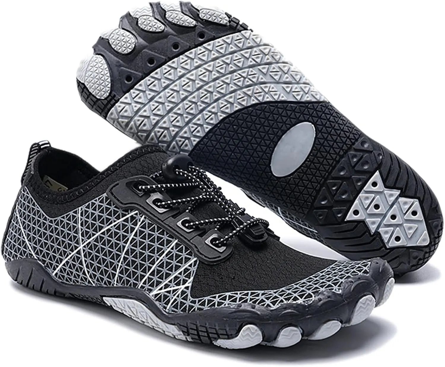 River Shoes,Quick-Dry Aqua Surf Water Shoes for Women,Summer Outdoor Lightweight Beach Barefoot Shoes,Non-Slip Swim Shoes for Men,with Draining Hole,for Diving/Fitness/Yoga