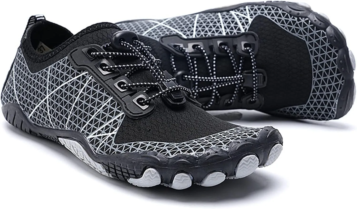 River Shoes,Quick-Dry Aqua Surf Water Shoes for Women,Summer Outdoor Lightweight Beach Barefoot Shoes,Non-Slip Swim Shoes for Men,with Draining Hole,for Diving/Fitness/Yoga