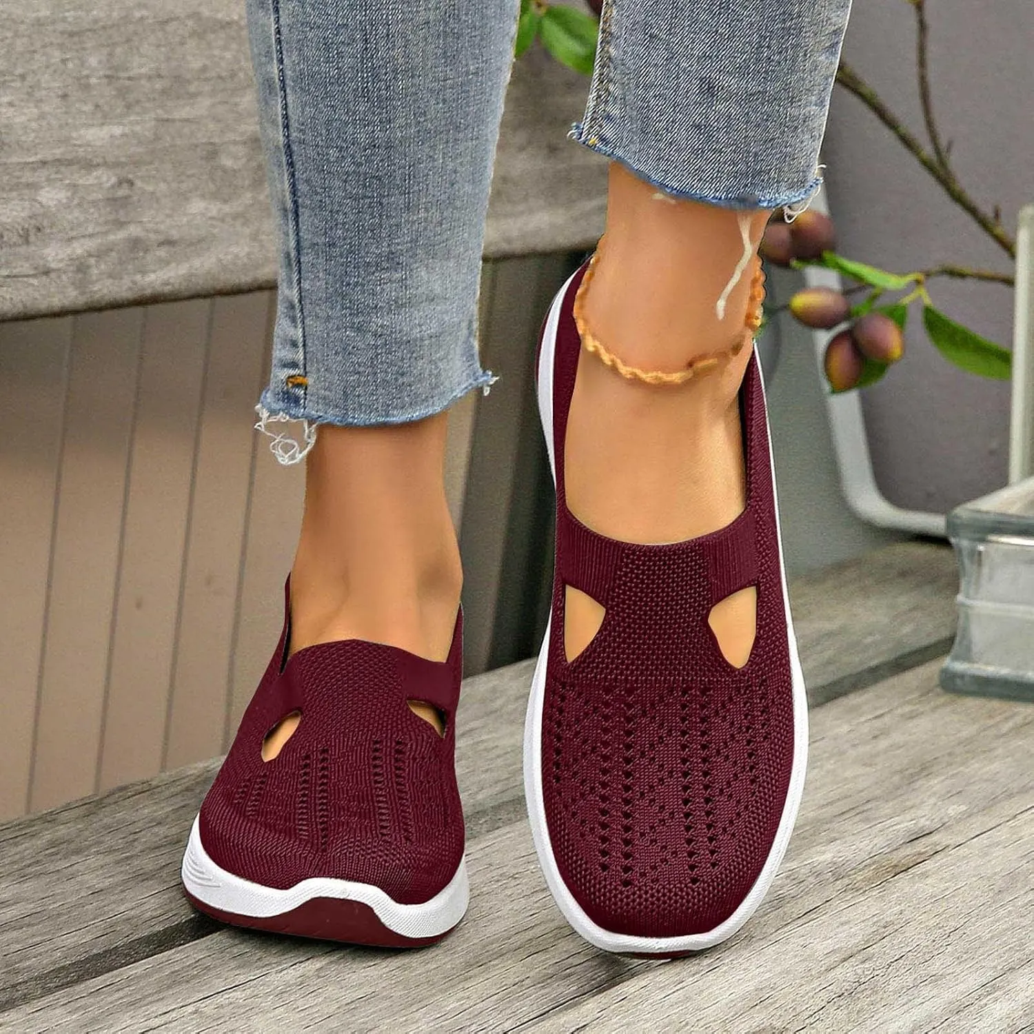 Sandals Women Arch Support Sandals Woven Orthopedic Walking Sandal Lightweight Casual Sandal Pain Relief Shoes