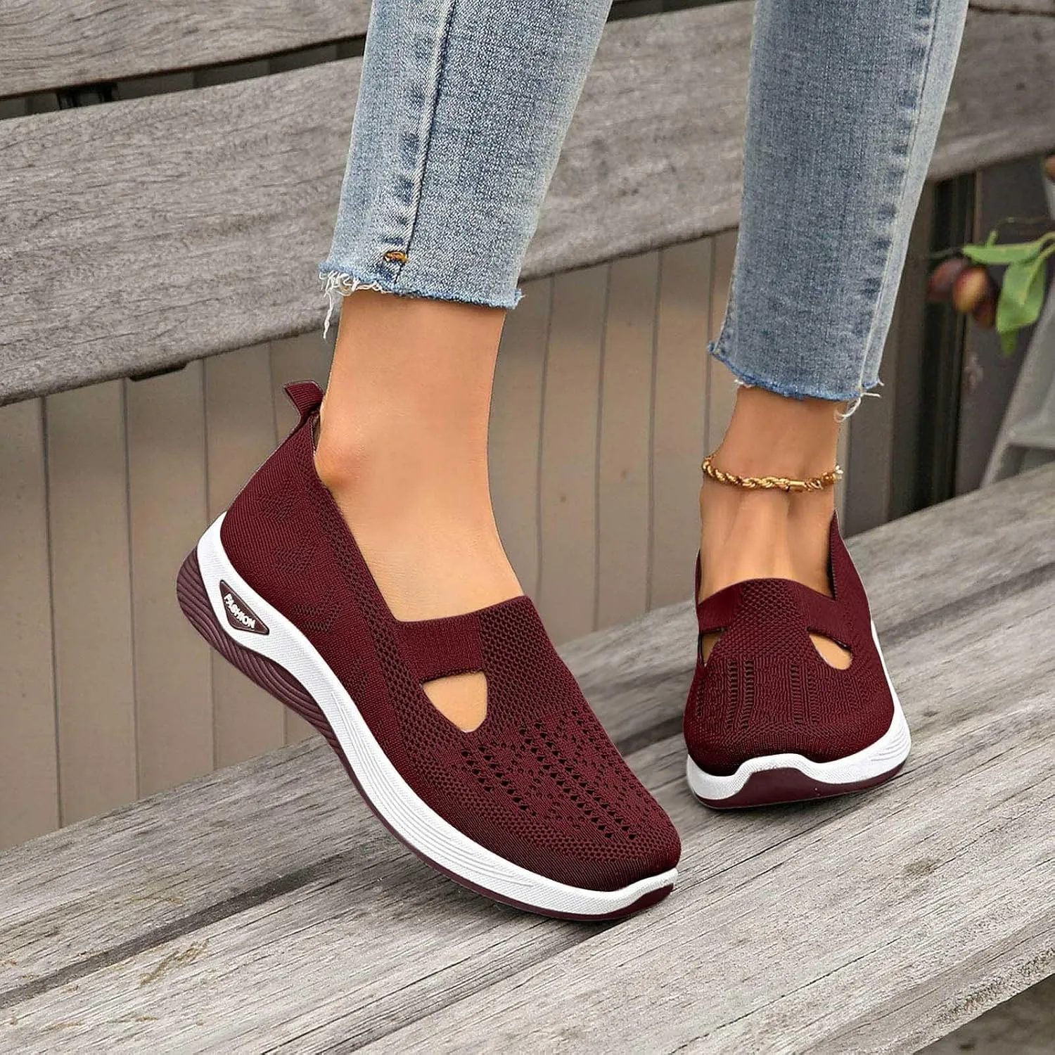 Sandals Women Arch Support Sandals Woven Orthopedic Walking Sandal Lightweight Casual Sandal Pain Relief Shoes