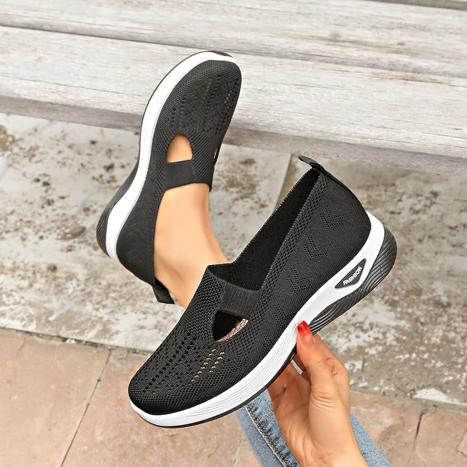 Sandals Women Arch Support Sandals Woven Orthopedic Walking Sandal Lightweight Casual Sandal Pain Relief Shoes