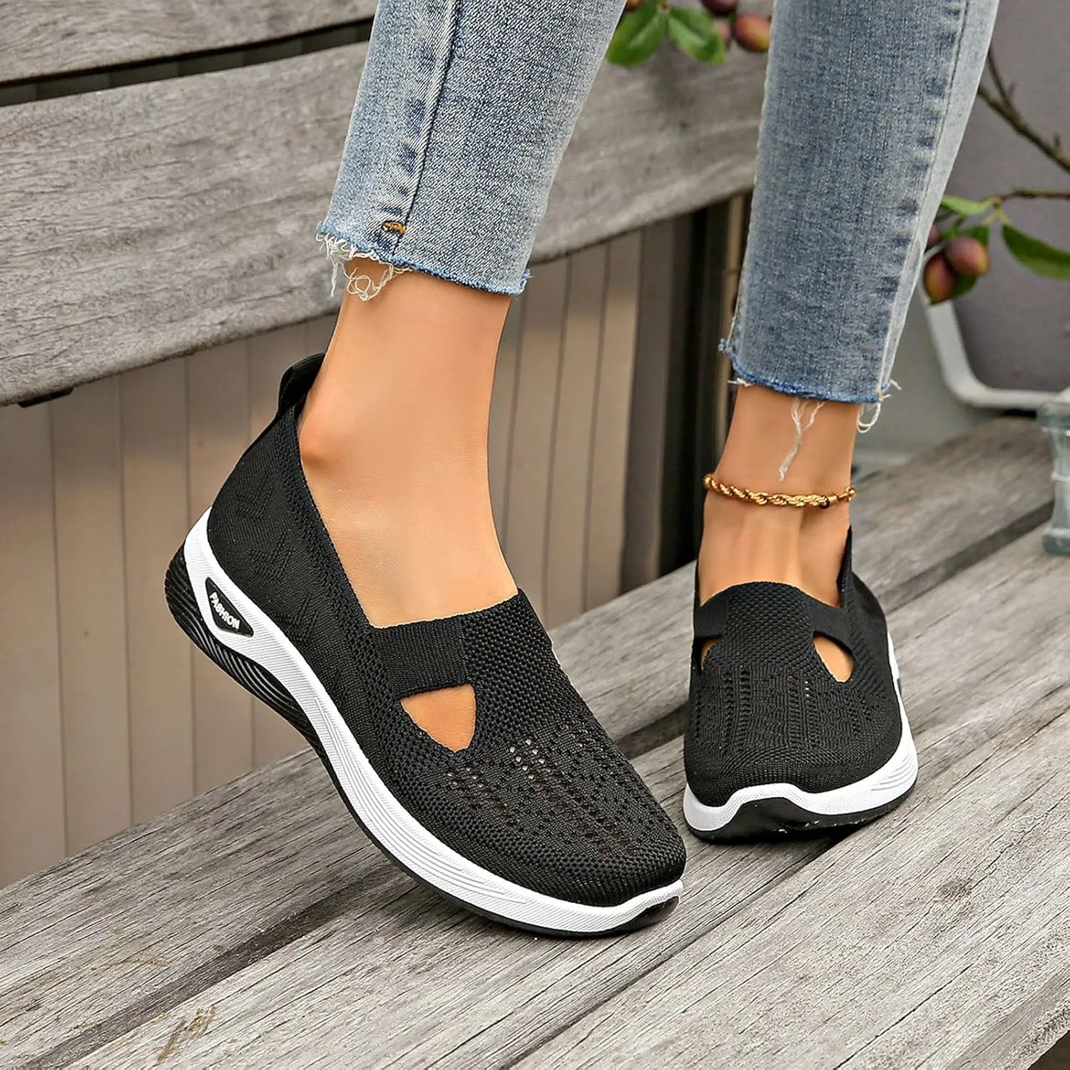 Sandals Women Arch Support Sandals Woven Orthopedic Walking Sandal Lightweight Casual Sandal Pain Relief Shoes