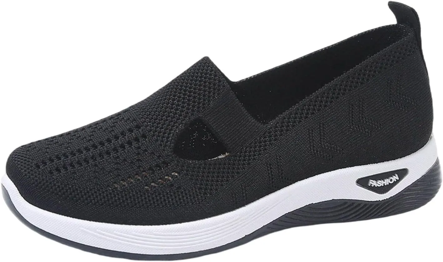 Sandals Women Arch Support Sandals Woven Orthopedic Walking Sandal Lightweight Casual Sandal Pain Relief Shoes