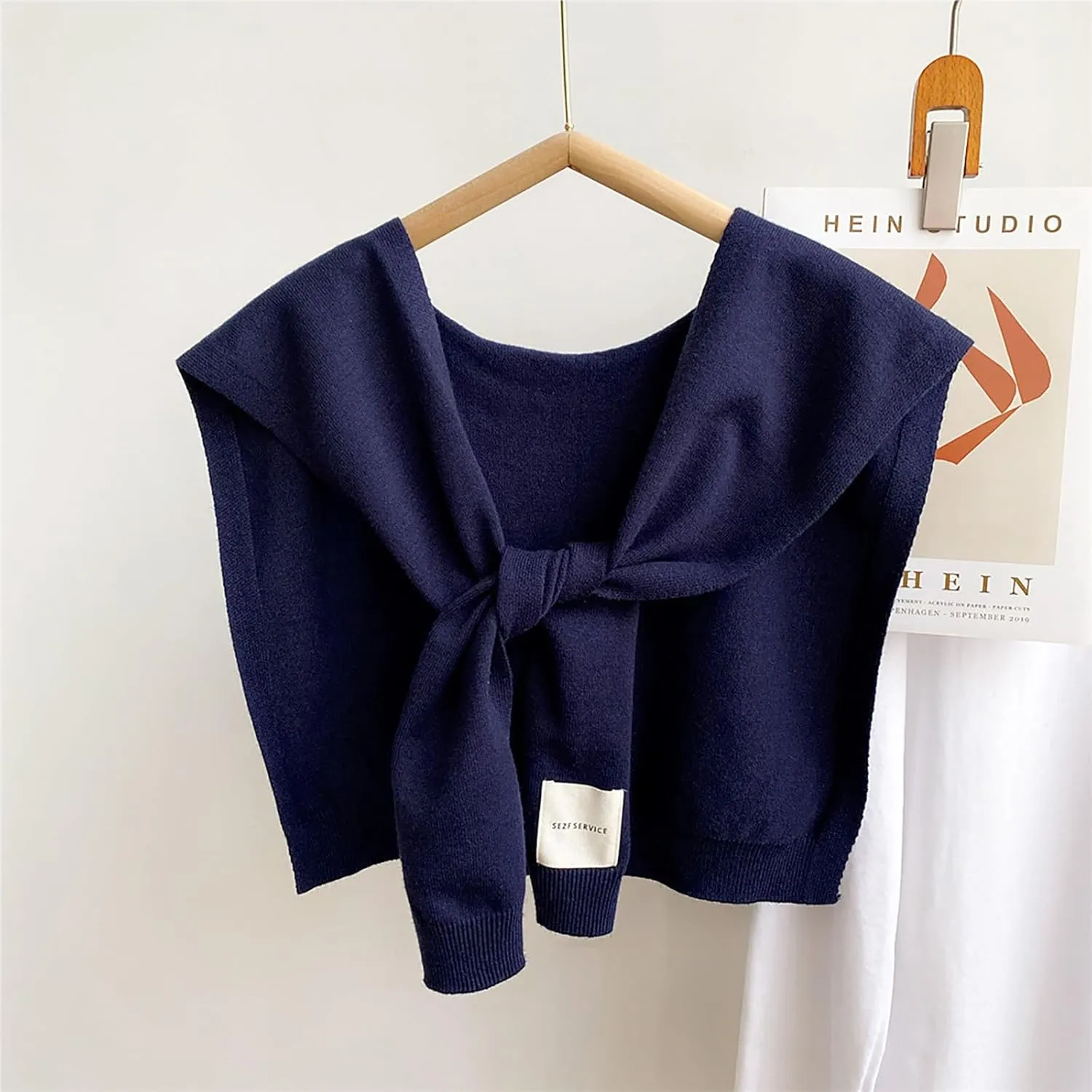 Shawl Wraps for Women Trendy Sweater Knitted Knotted Shawls Travel Casual Solid Scarf Cape Shoulder Tops Fashion Wrap