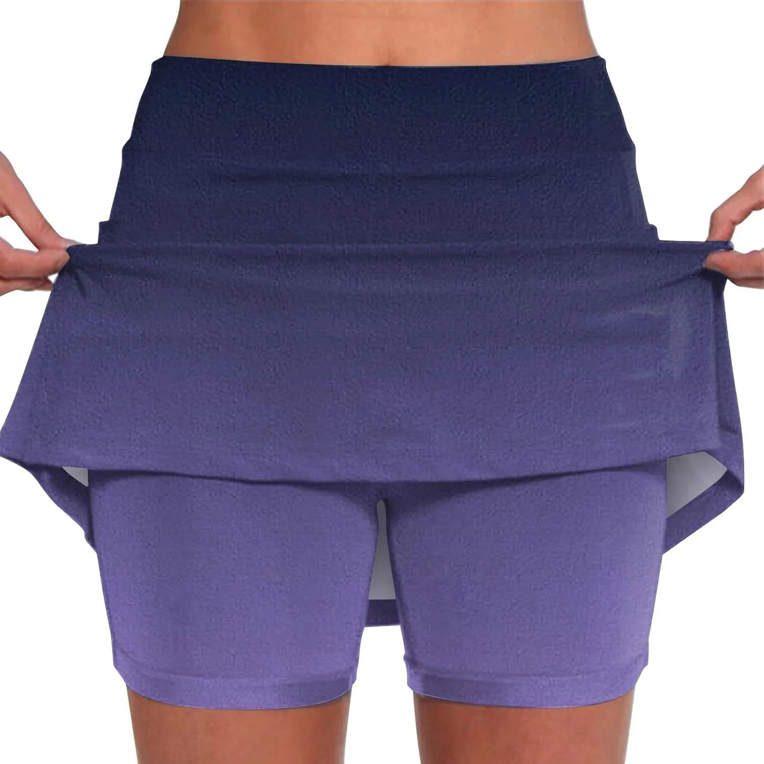 Skorts for Woman Tummy Control Plus Size Trendy Lightweight Golf Tennis Skirts Inner Shorts Workout Athletic Outfits