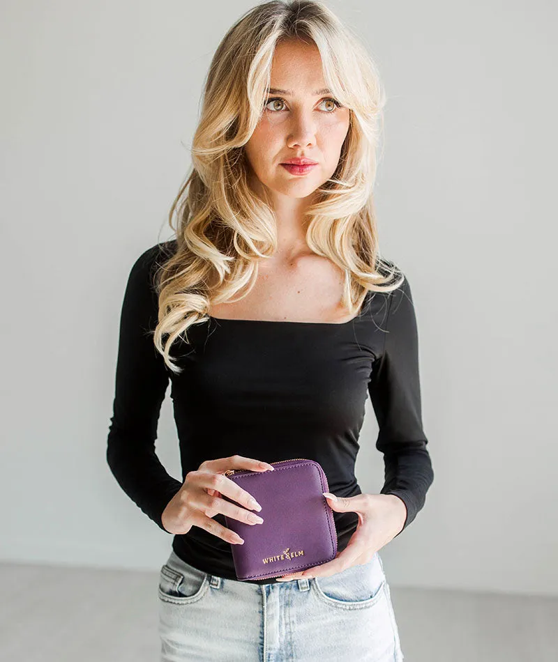 Starla Wallet - Plum