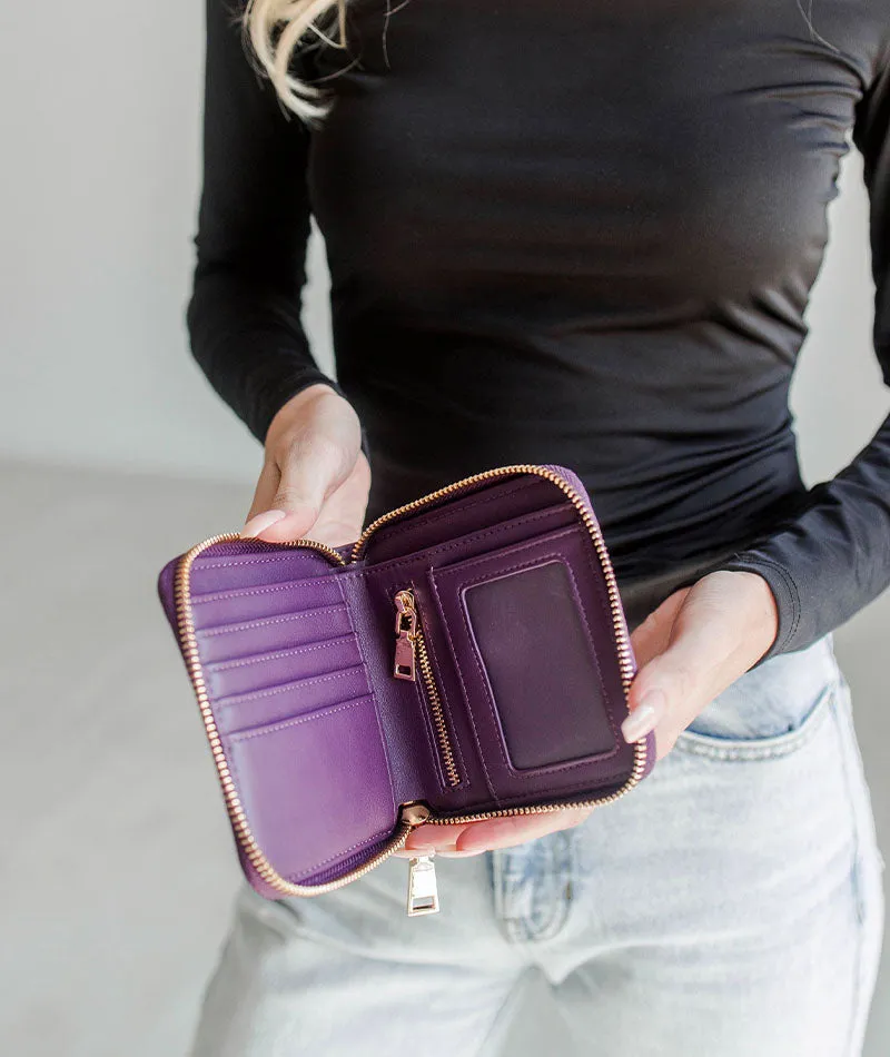 Starla Wallet - Plum