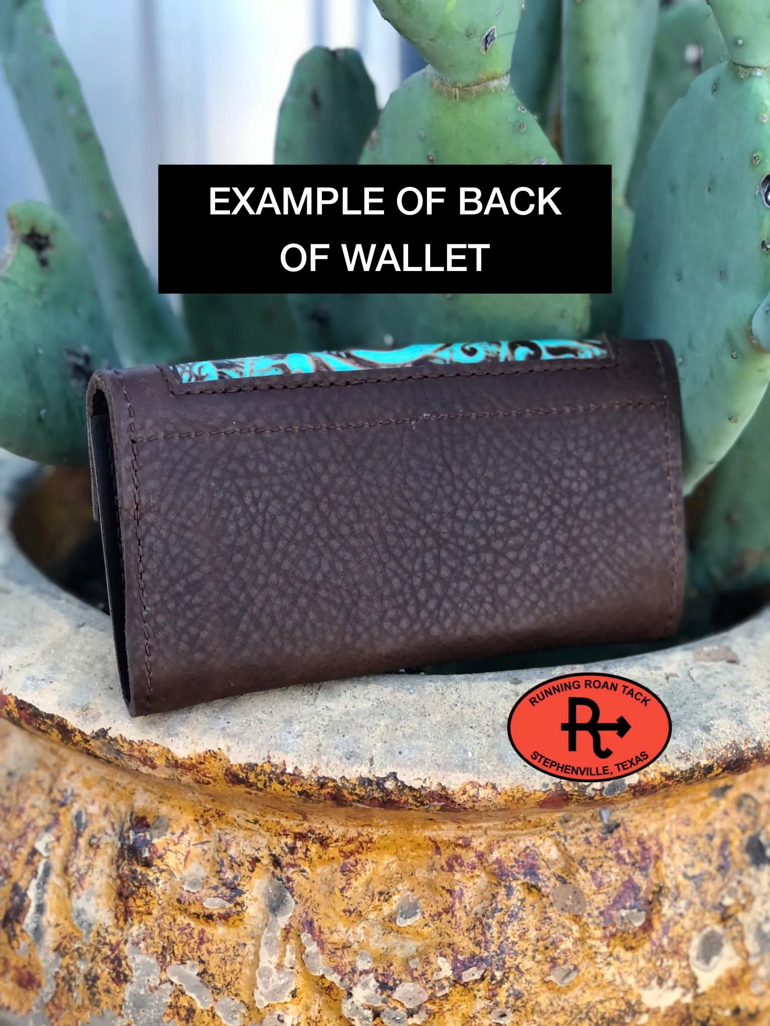 Trifold Wallet with Inlaid Leopard Hair On Cowhide and Multicolor Dots