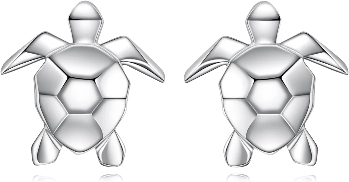 Turtle/Mermaid/Butterfly/Unicorn/Cow/Koala Earrings for Women Sterling Silver Animal Earrings Stud Earrings Animal Jewelry Gifts