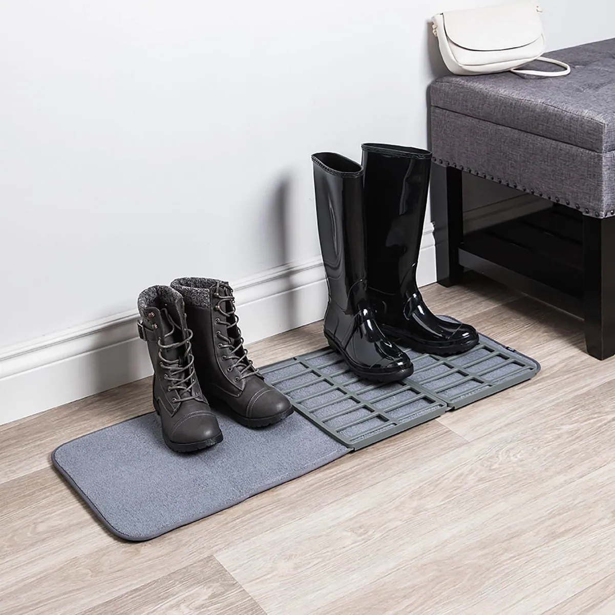 Umbra Shoe Dry shoe rack with mat