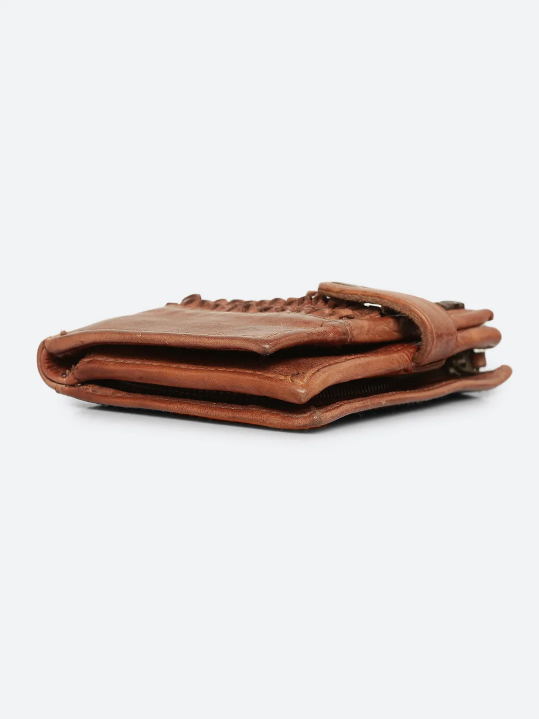 Volga: Black Ripple Effect Small Wallet