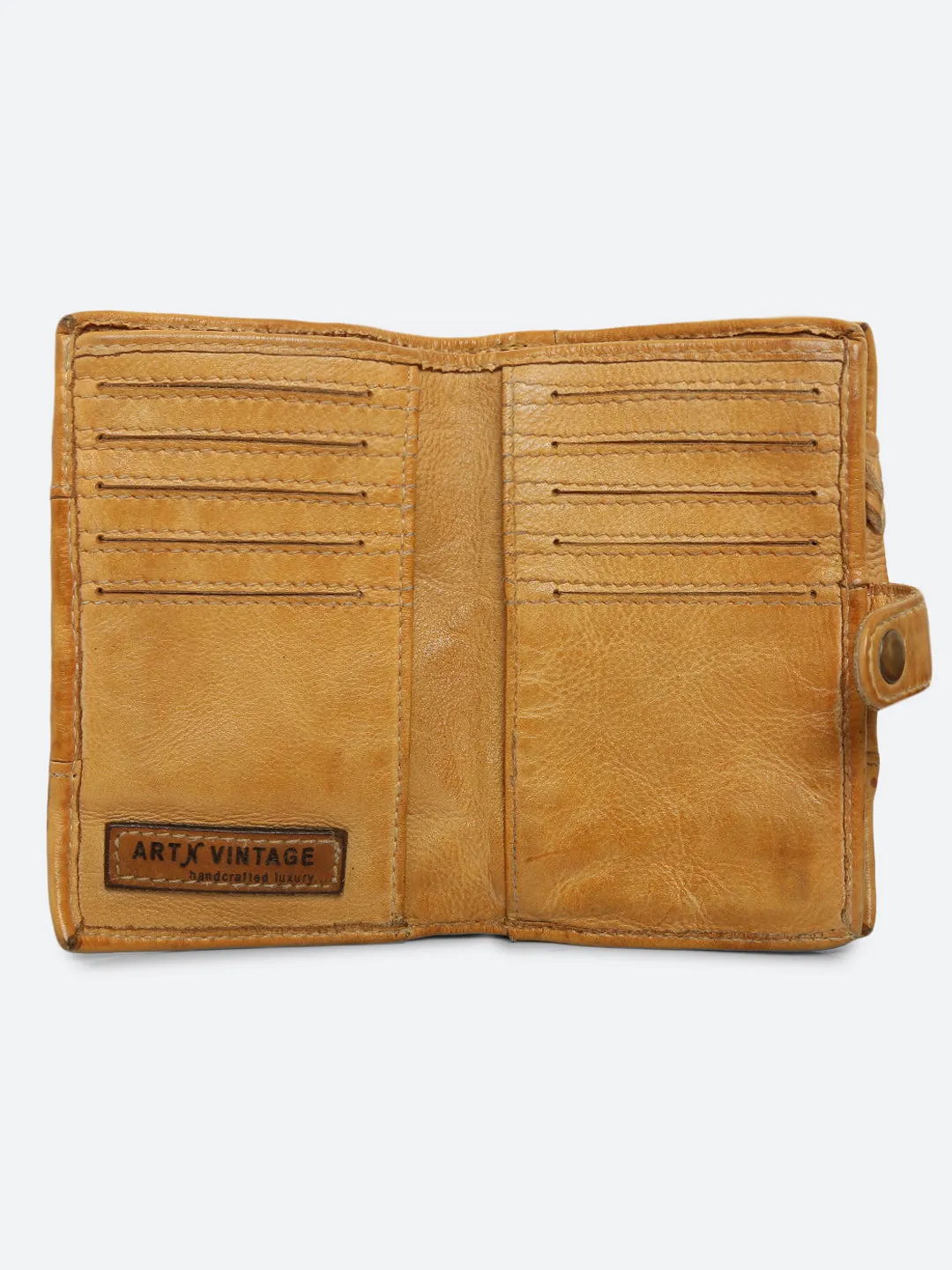 Volga: Black Ripple Effect Small Wallet