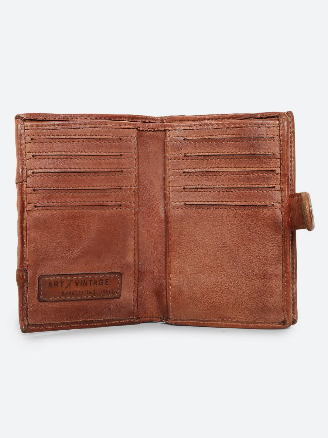 Volga: Black Ripple Effect Small Wallet