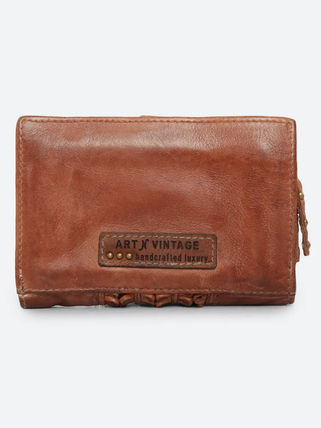 Volga: Black Ripple Effect Small Wallet