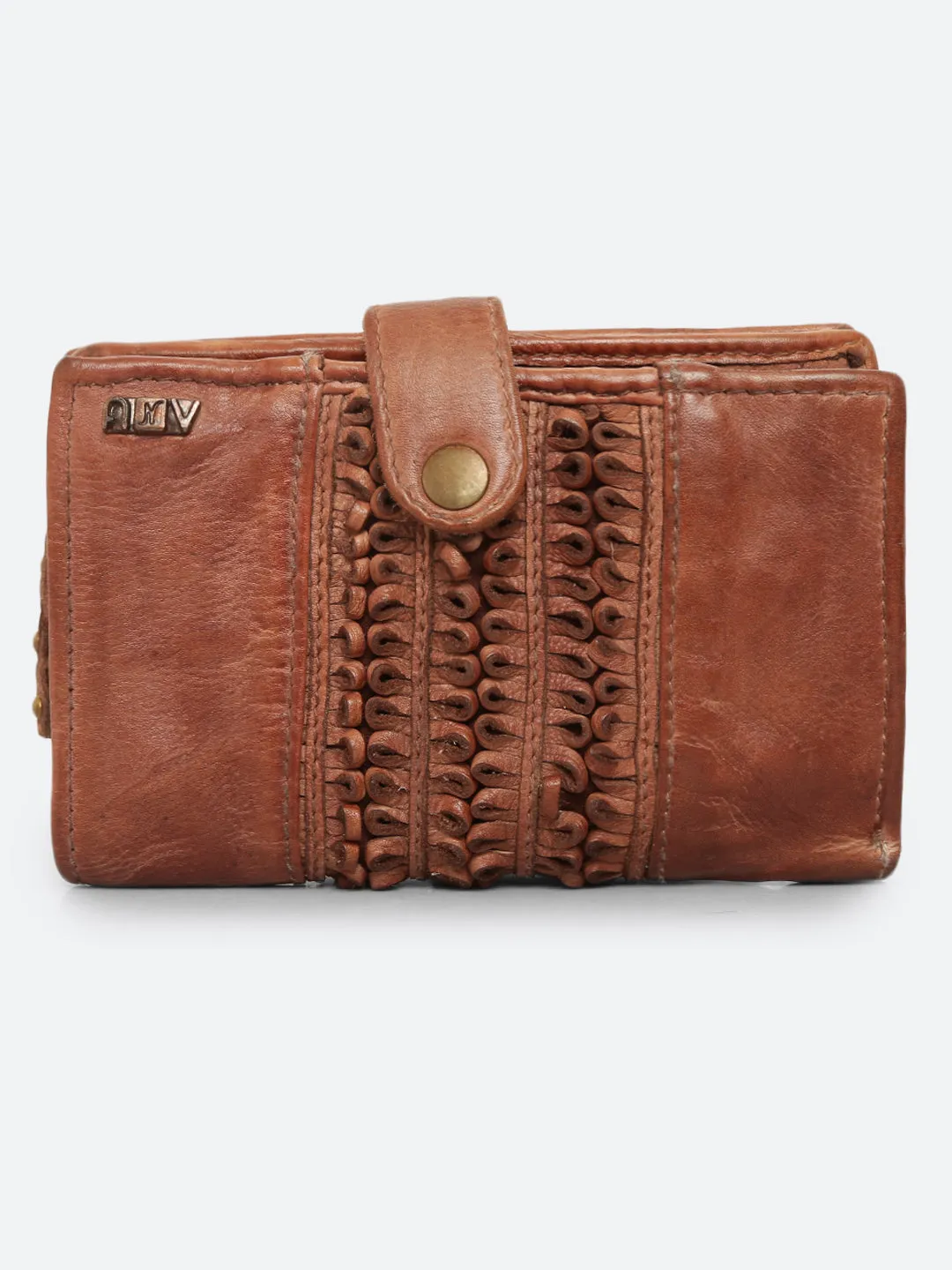 Volga: Black Ripple Effect Small Wallet