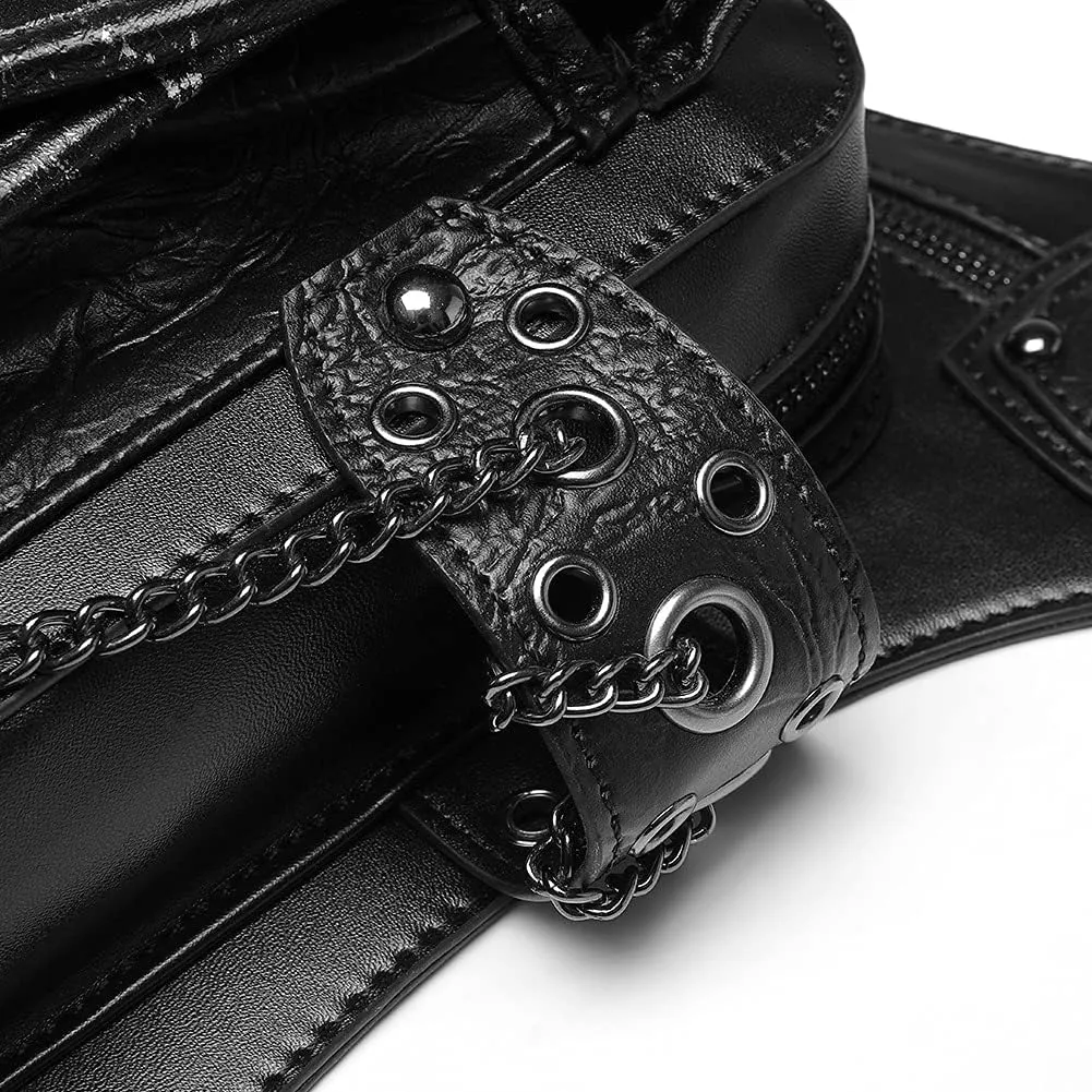 Waist Bag Fanny Pack Motorcycle Drop Leg Bag Thigh Hip Pouch Messenger Leather Crossbody Shoulder Purse Wallet Pocket