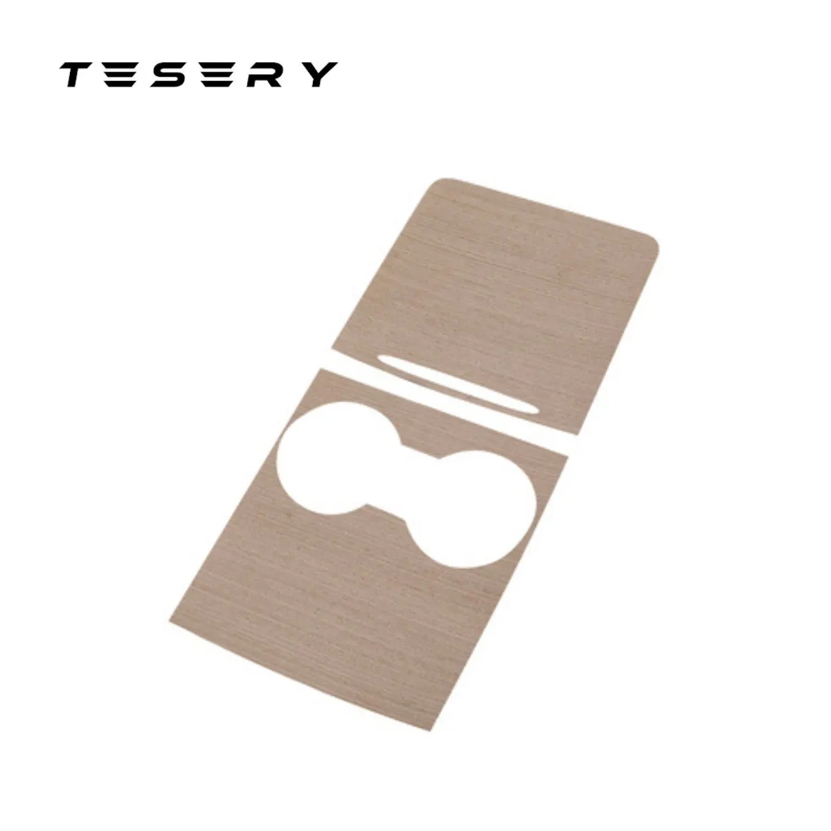 Wood Center Console Wrap for Model 3 2021-2023.10 / Model Y 2020-2024